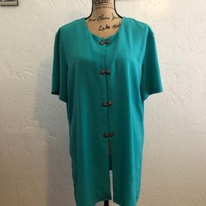 Pride & Joy, green, size 18 blouse